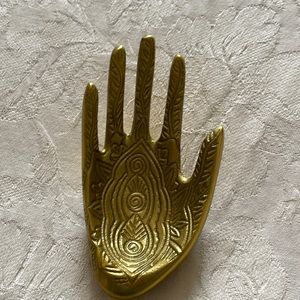 Urvan Outfitters Gold Hand catch all dish